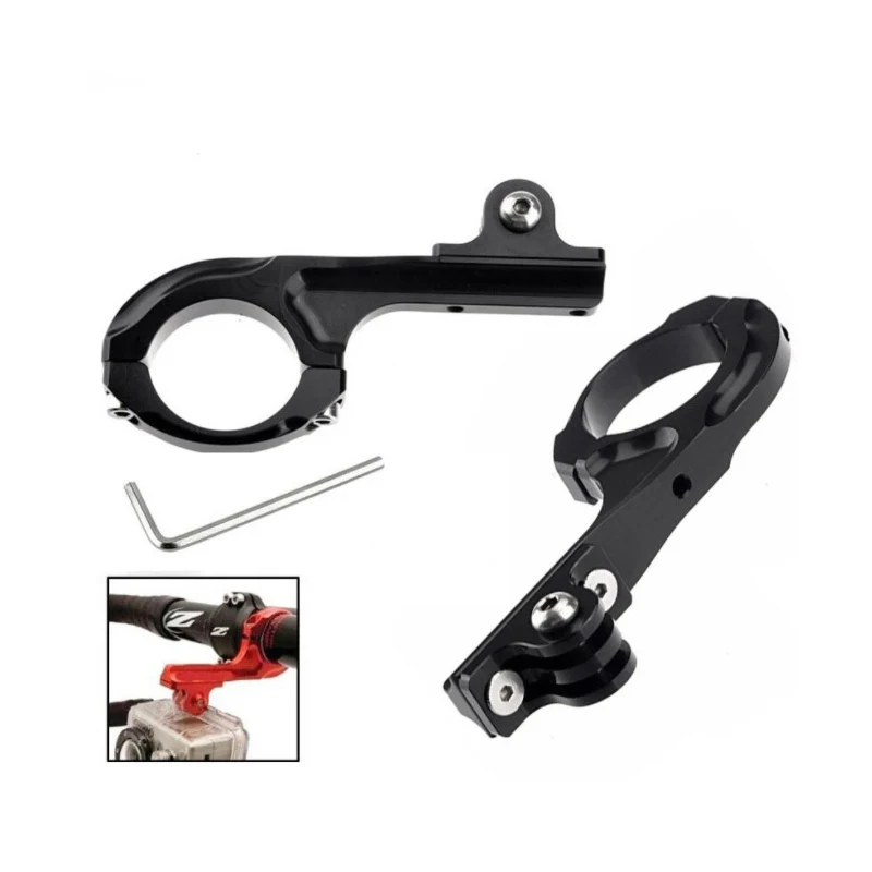Aluminum Handlebar Mount Bicycle Holder For GoPro Hero 13 12 11 10 9 8 5 SJCAM AKASO Insta360 DJI Osmo Action Camera Accessories