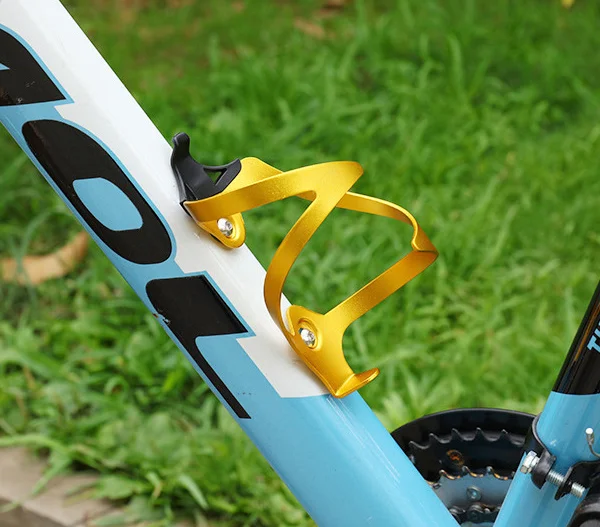 ROCKBROS Bicycle Bottle Holder Aluminum Alloy Cycling Kettle Stand Bike Water Bottles Cage Holder Riding Water Cup Stand 5