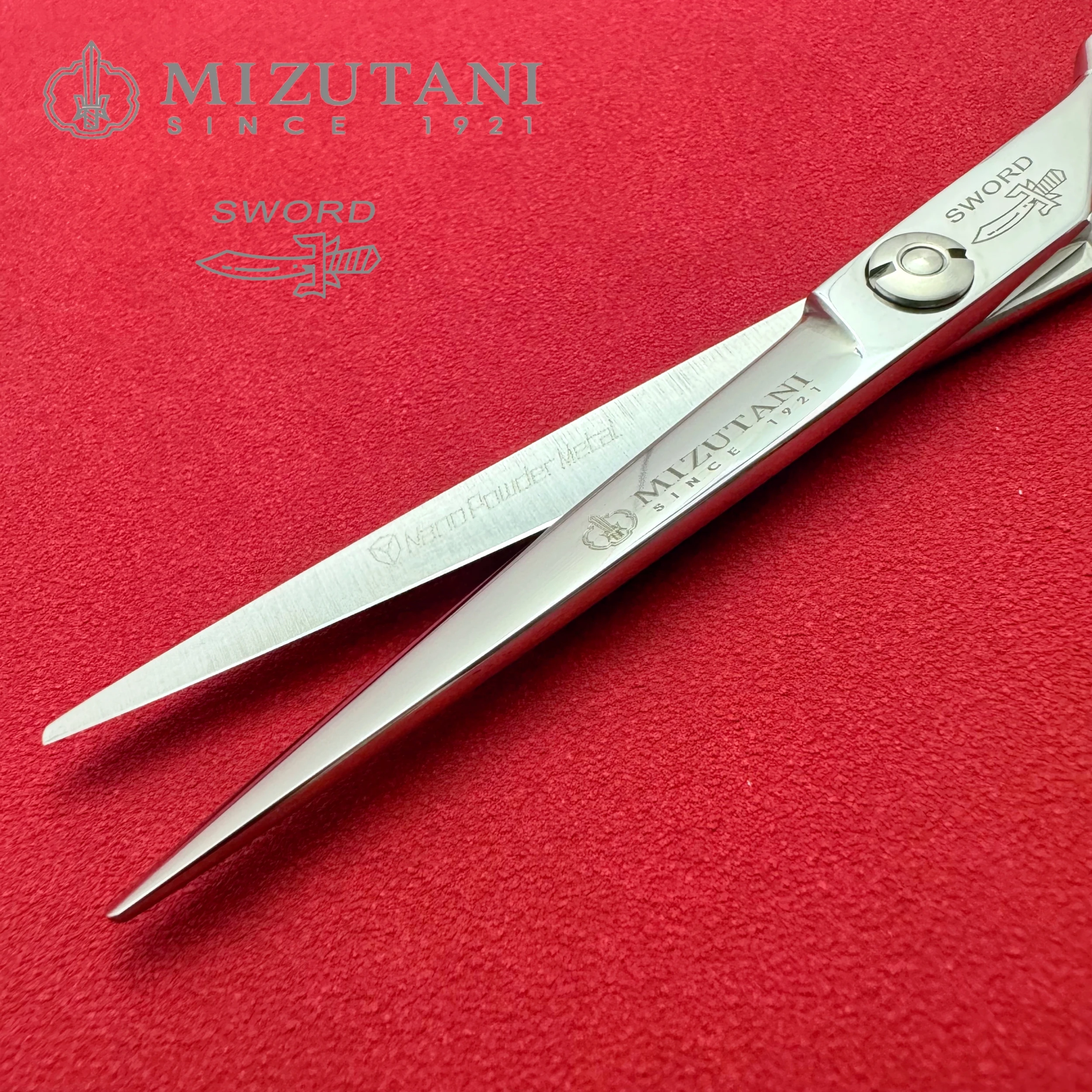 MIZUTANI 전문 미용 가위, 이발소 액세서리, 440c 스틸, 5.5-6.0 인치 헤어 커팅 머신