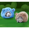 Hamster Soft Warm Bed Rat Hammock Pig Squirrel Winter Pet Toy Hamster Cage House Hanging Nest+Mat House Bed Animal Mice Rat Nest 2