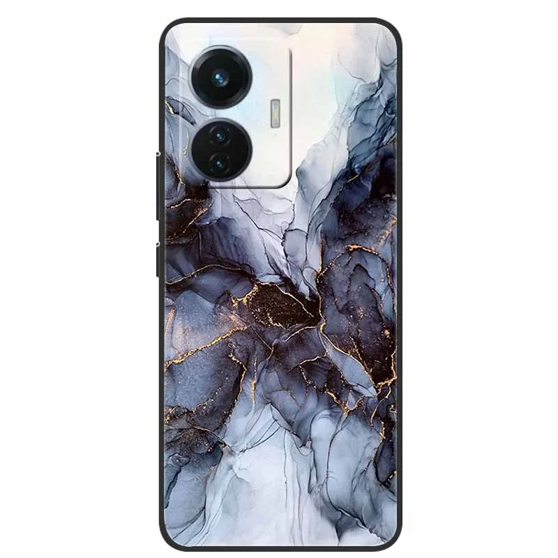 Elegant Marble Soft Silicone TPU Back Case - Shockproof Phone Cover