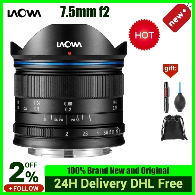 Laowa f/2 MFT Camera Lens Ultra Wide Fast Aperture MFT for