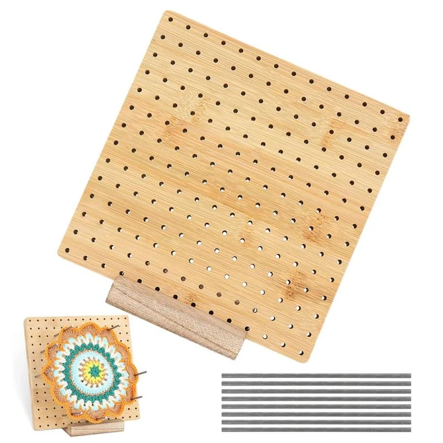 Crochet Blocking Board With Pins High Quality Wood Crochet Blocking Board  Kit Portable Woolen Knitting Sewing DIY Crafting Board - AliExpress