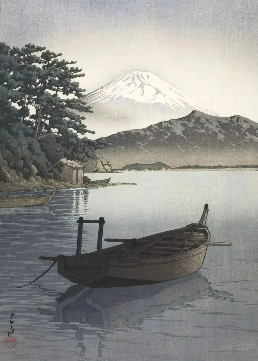 Vintage Japanese Landscape Artwork Canvas Print by Kawase Hasui – Elegant Wall Art