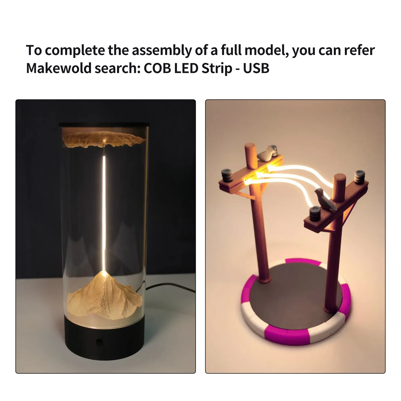 รูปสินค้า แถบไฟ LED สีสันสดใสสำหรับเครื่องพิมพ์ 3D
