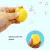 2PC Mini Yellow Duck Rubber DuckCar Decoration Toy  Ducky Water  Floating Pool Fishing Play Set for Kids 3