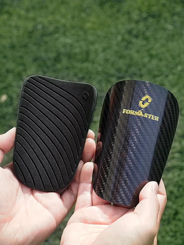 Oupower-Carbon Fiber Soccer Shin Guards, Super Light