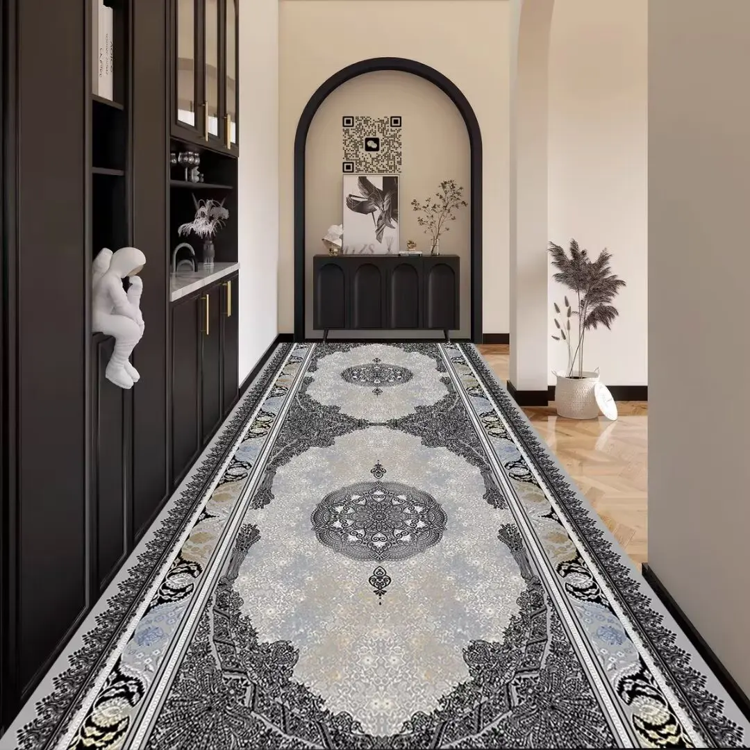 Luxury Long Corridor Carpet Runner Washalbe Living Room Home Decor Long Hall Rug Anti Slip Entryway Floor Mat Customizable Ковер 6