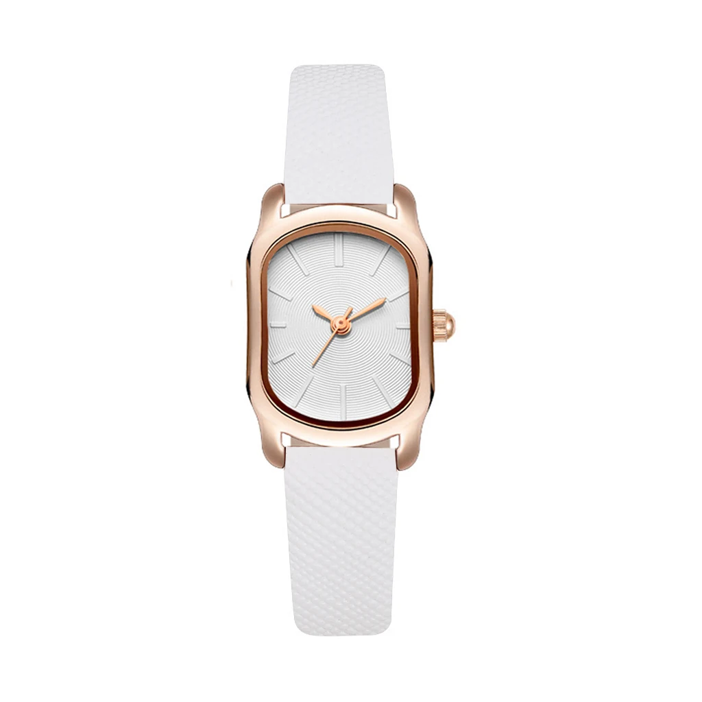 Fashion Women Leather Watch Simple Quartz twatch Elegant Female Small Rose Gold Dial Bracelet Watch Women Reloj Mujer Clock 