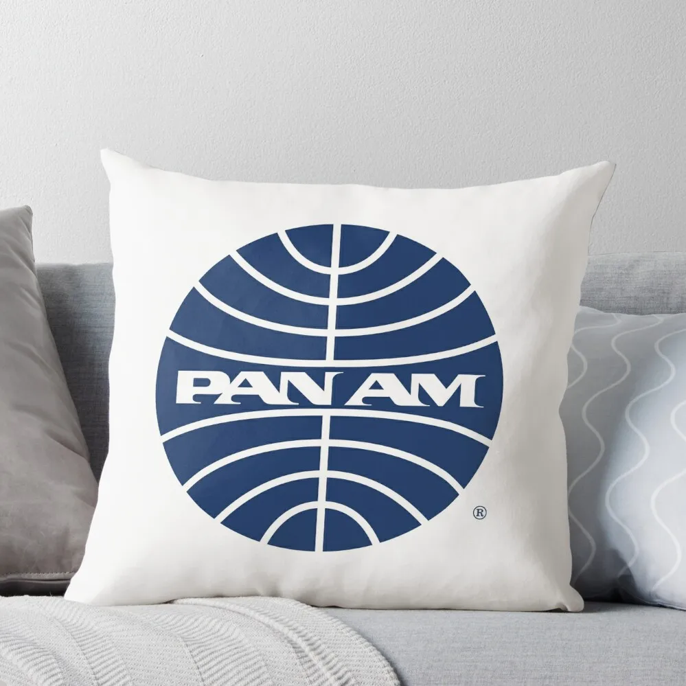 

Pan Am Mid 1950s Globe Inverted Throw Pillow pillow pillowcase Pillowcase