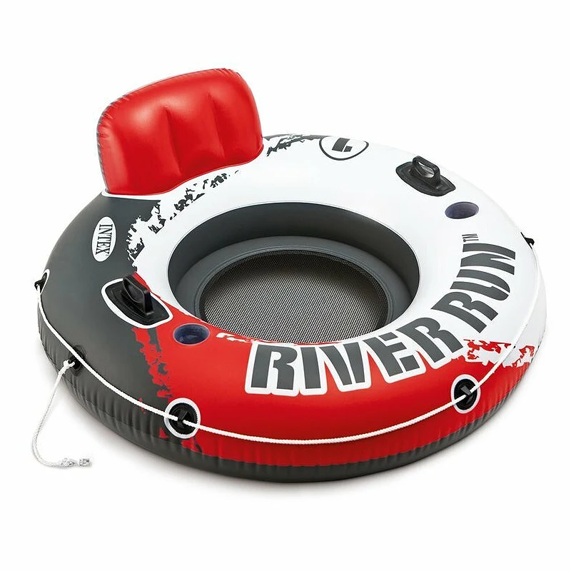 

INTEX 56825 INFLATABLE RIVER RUN 1 FIRE EDITION WATER FLOAT TUBE
