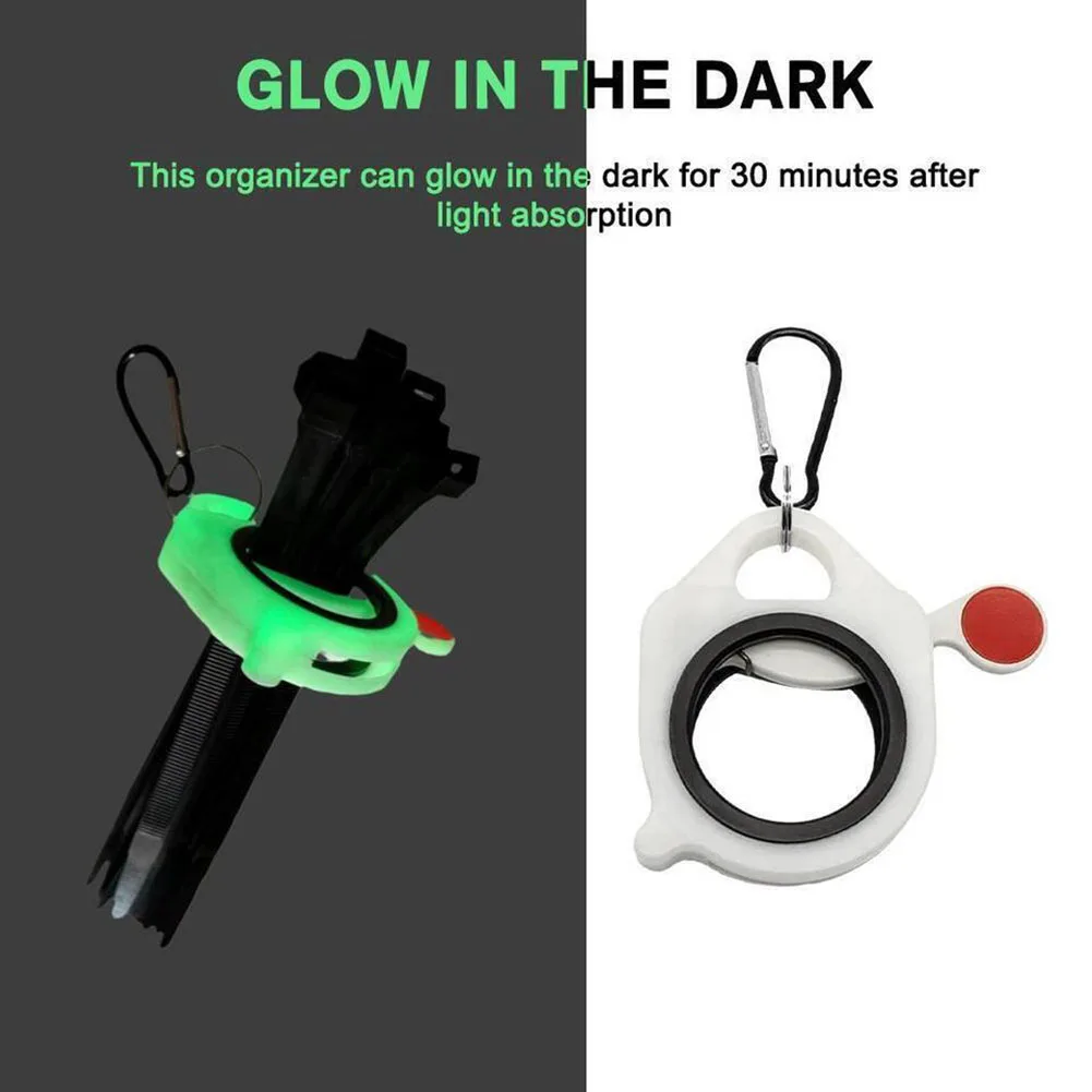 

Efficient Wire Zip Tie Carrier Holder Organizer With Keychain For Convenient Vacuum Cleaner Accessories