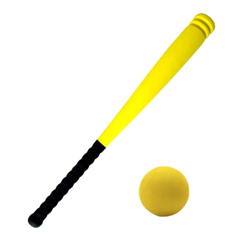Mini Baseball Bar Antislip Grip for Children Practice Kids Soft Baseball Bat Kids Bat with Set 69HD