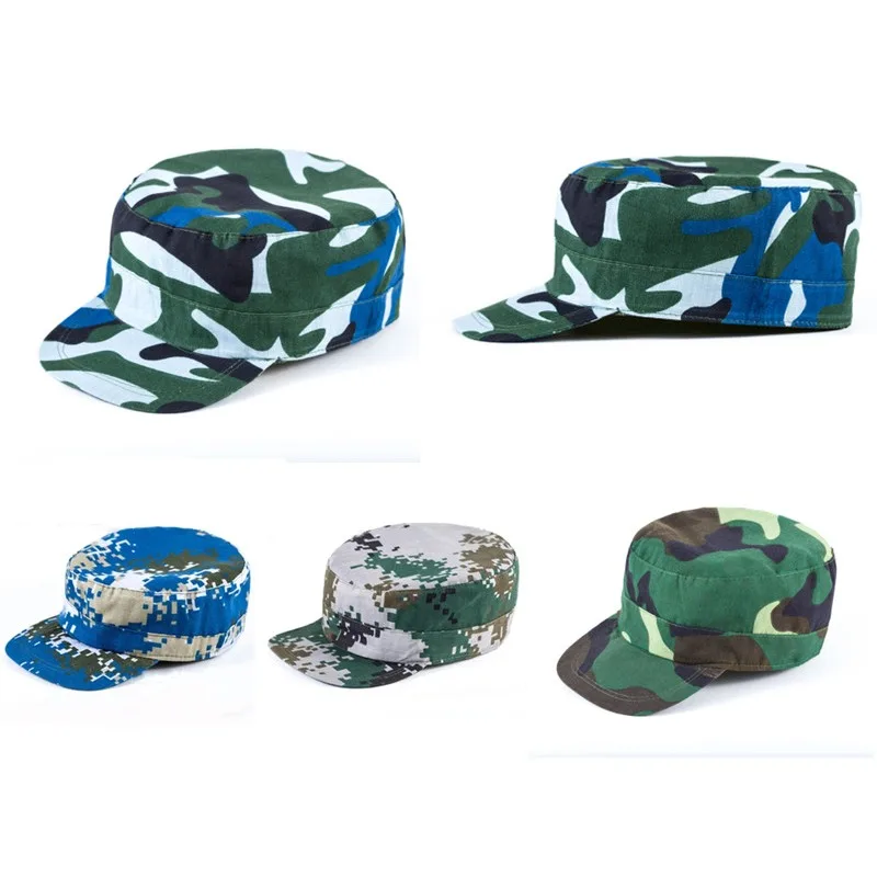 Camouflage Hat New Camouflage Hat Exercise Training Cap Outdoor Jungle Sports Cap Hunting Hat Student Training