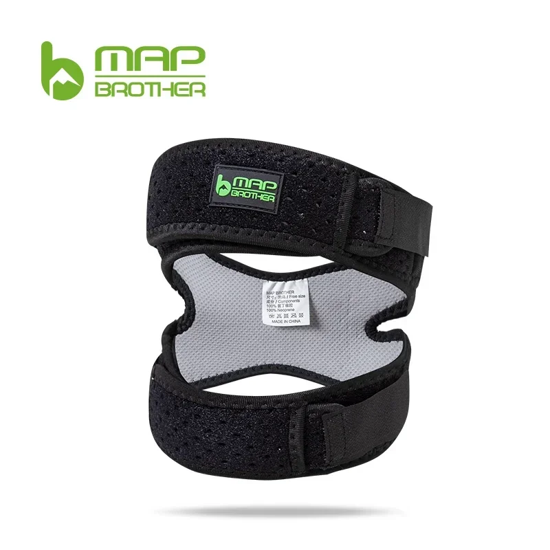 

MAP BROTHER M3001 1PC Patella Kneecap Silica Gel Knee Tendon Strap Protector Knee Pad Running Sports Cycling Gym Knee Support