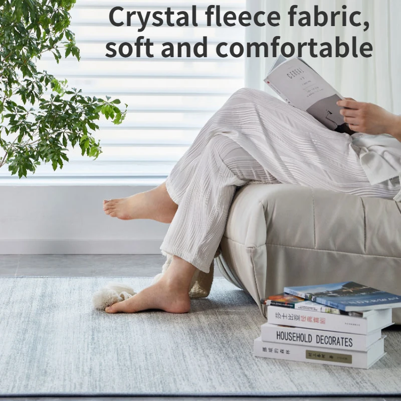 Modern Minimalist Carpets for Living Room Decoration Washable Rug Bedroom Decor Rugs Short Pile Carpet Home Thicken Floor Mats 5