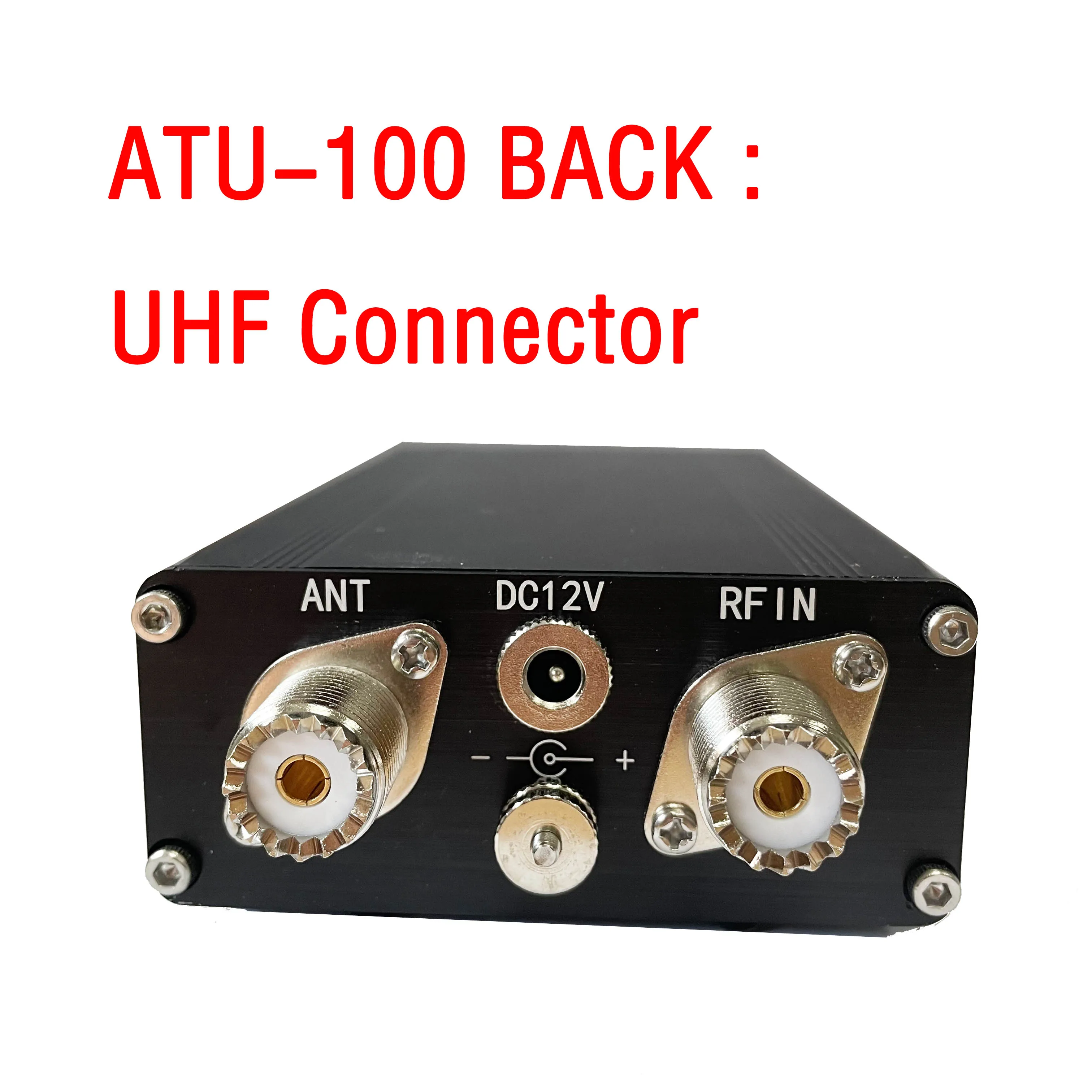 ATU-100 Antenna Tuner 1.8-50MHz atu100 by N7DDC 7x7 0.96 Inch OLED 3.2 Firmware Programmed with Housing Assembled Machine 2