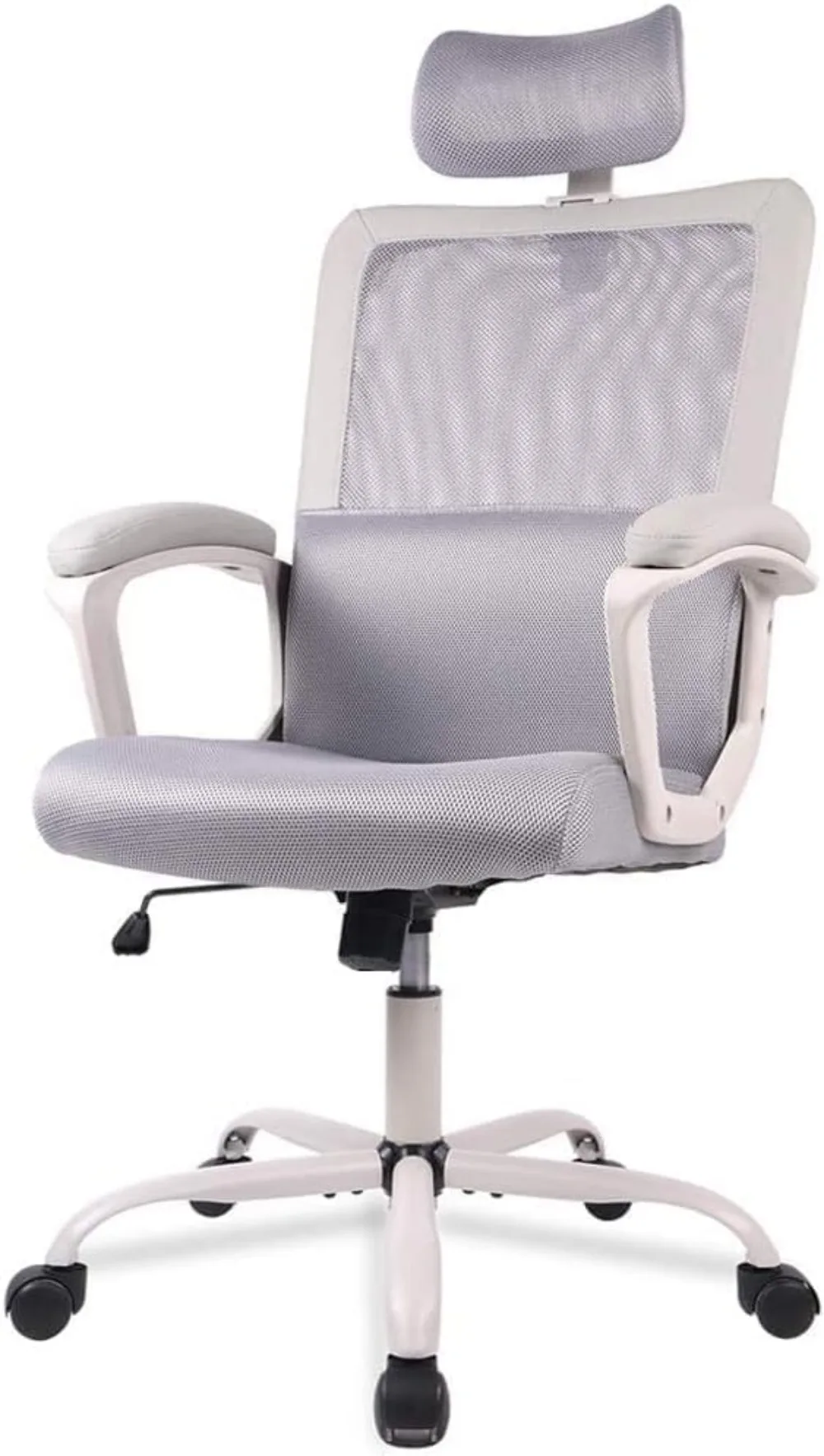 

Office Desk Computer Chair, Ergonomic High Back Comfy Swivel Gaming Home Mesh Chairs with Wheels, Lumbar Support