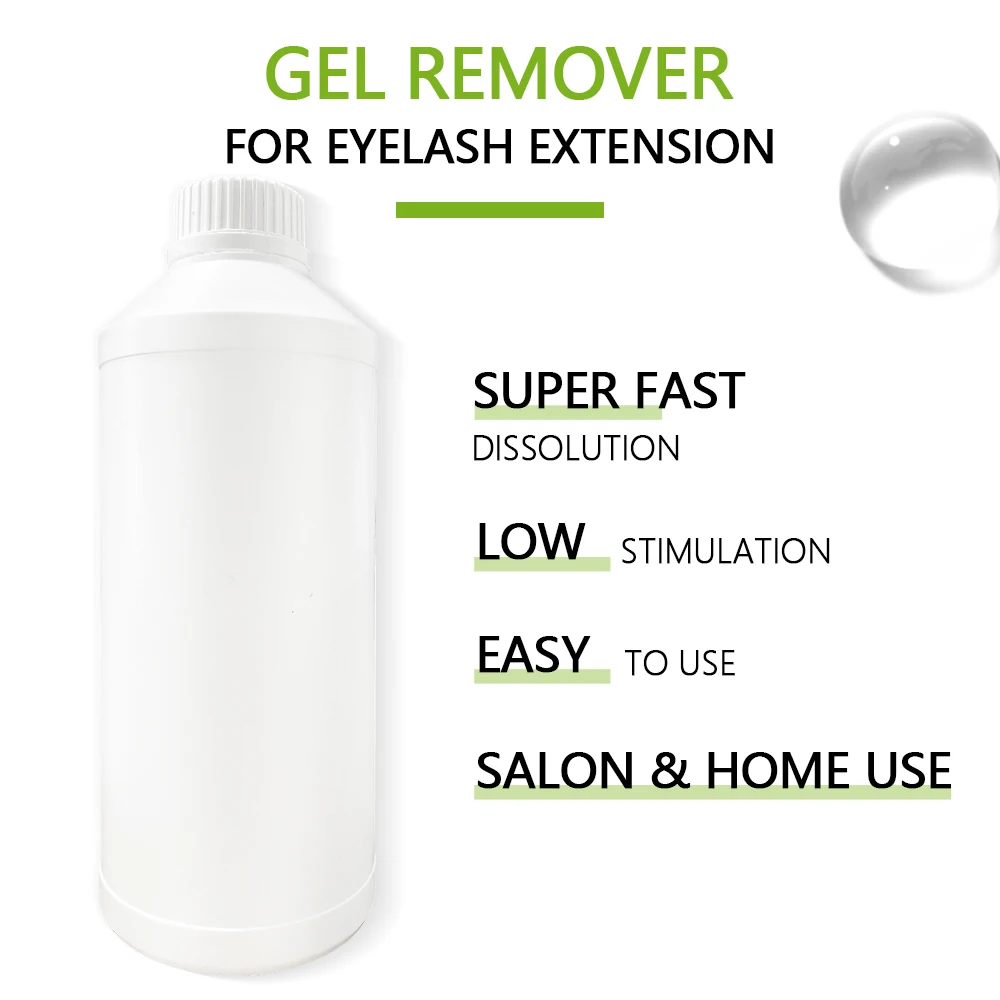 1000g Liquid Remover for Eyelash Extensions And Eyebrow Glue Original Korea False Lash Removal Liquid Beauty Health Makeup Tools 3