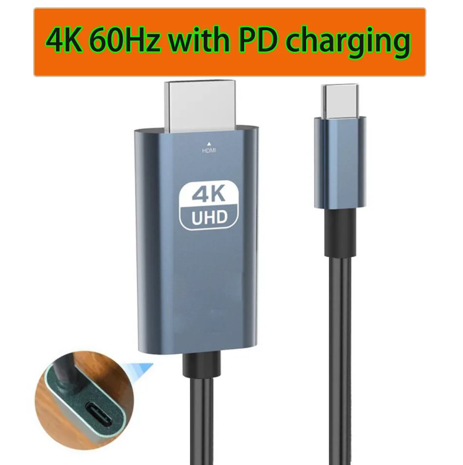Cable Matters USB C To HDMI 2.1 Cable 1.8m, Support 4K@240Hz - View #2