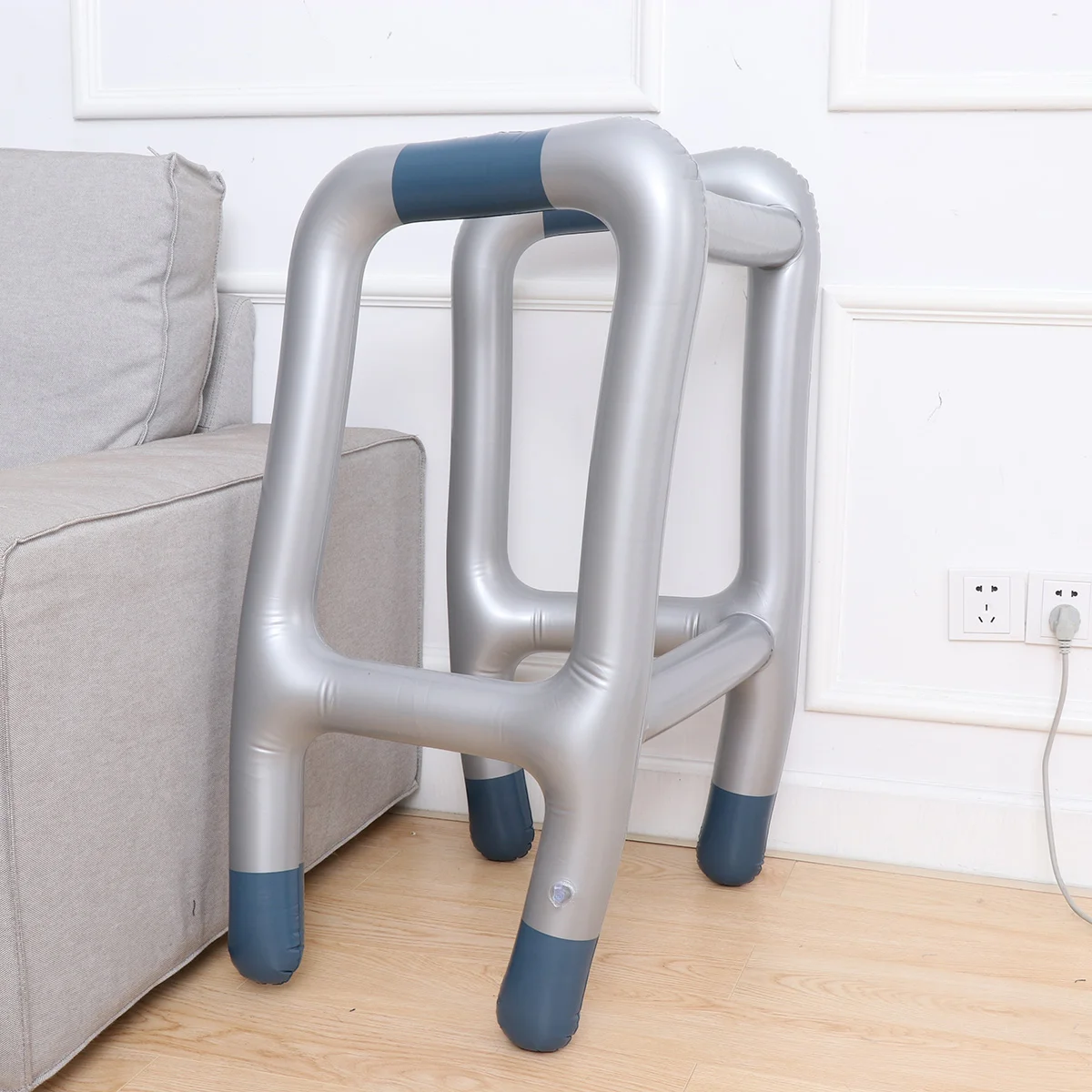 

Walking Zimmer Frame Blow Grandpa Old Man Cane Costume Supplies ( )