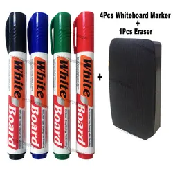 Erasable Whiteboard Marker Set with Eraser - Office & School Writing Tools (Whiteboard Marker)