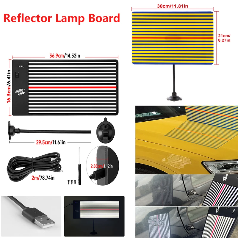 Kit Rimozione Ammaccature Auto - Strumenti In Acciaio Per Riparazione Senza Vernice, 21cm - Foto 6