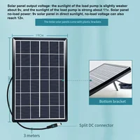 Pompe à eau solaire 12V, pompe submersible pour filtration et oxygénation de bassin à poissons, idéale pour aquarium extérieur et réservoir d'eau. 4