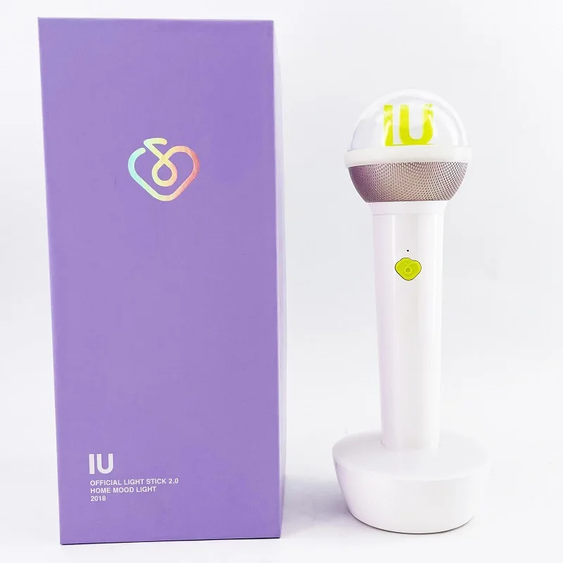 

KPOP IU Ver.2 Lightstick Support Concert Hand Lamp Glow Light Stick Party Flash Lamp Supplies Lizhien Fans Collection