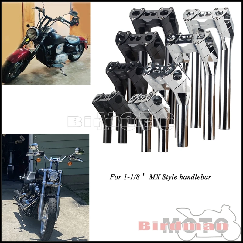

Для Harley Dyna Wide Glide Sportster XL 883 1200 Road King мотоцикл 1-1/8 дюйма модульный зажим для руля 10 дюймов + 1 дюйм Rise