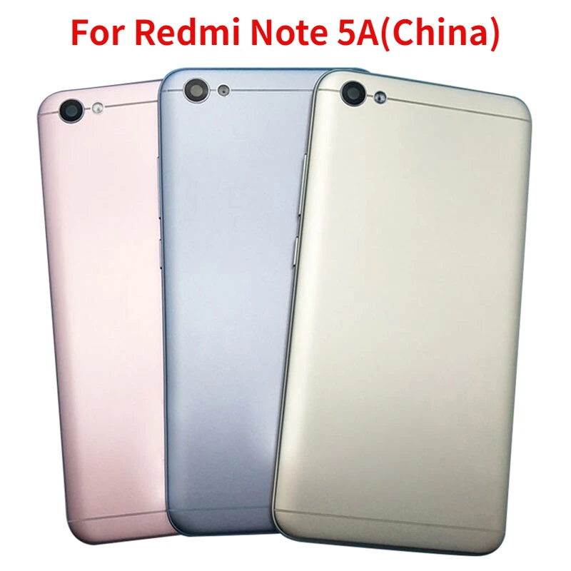 

Back Cover 5.5 inch For Xiaomi Redmi Note 5A Battery Cover Rear Door Housing Case With Power Voluem Button
