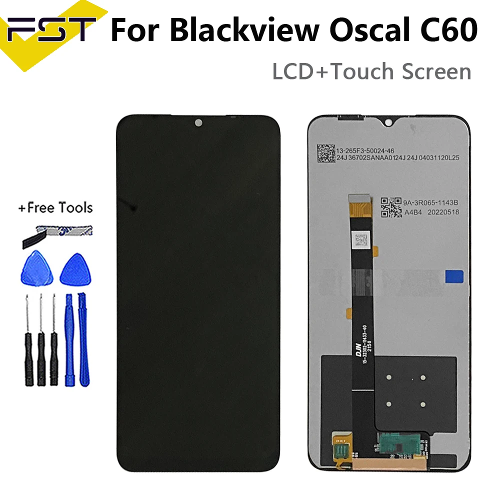 

Оригинальный ЖК-дисплей для Blackview Oscal C60 со стандартным датчиком запасных частей для осциллографа C60, ЖК-дисплей