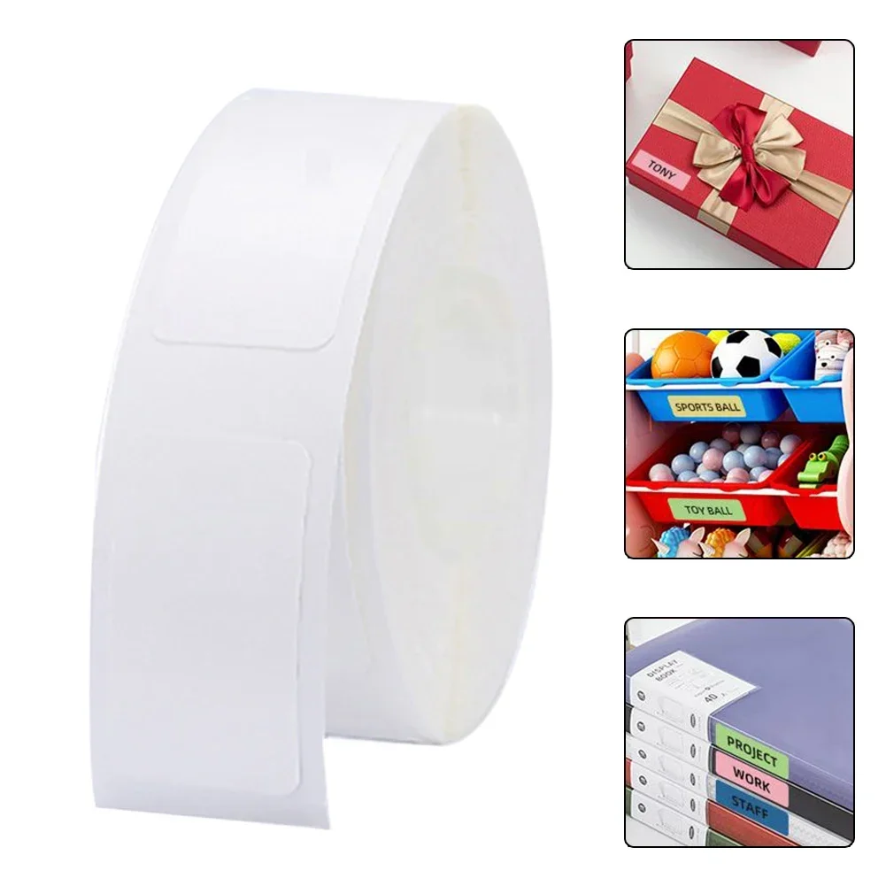Thermal Labels Printer 12&times;22mm/12&times;40mm/15&times;50mm White Sticker Paper Self-Adhesive D11/D110 Label Maker