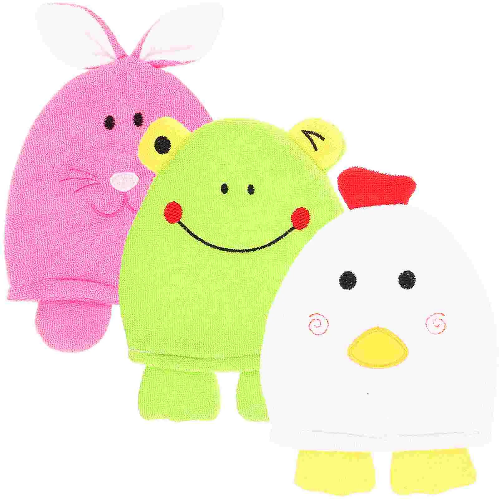 Double Sided Exfoliating Gloves Exfoliating Gloves Chick Shower Mitt Polyester Cloth