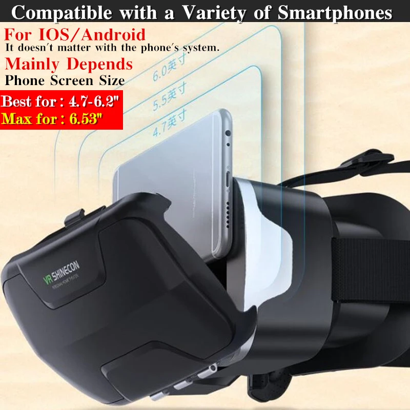 Blu-Ray 3D VR Headset with Stereo HD for Phone & Game Support 4
