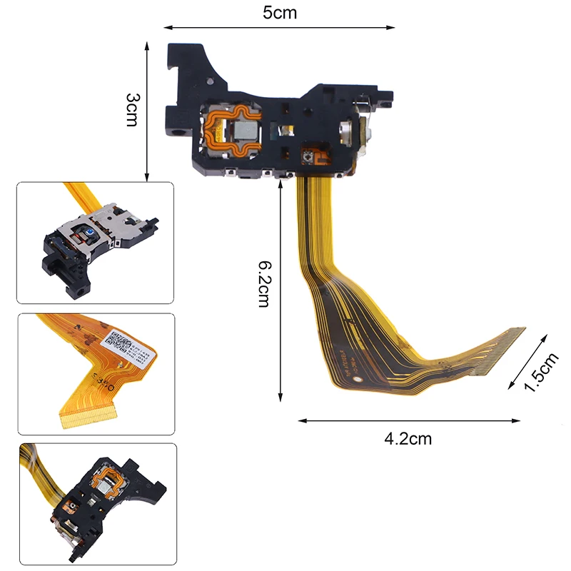1 Pz Per Wii Pickup Ottico Lente Laser Testa Laser Raf-3350 Wii 3350 Sostituzione