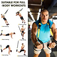 Hanging Training Strap Adjustable Fitness Band Chest Exercise Strap Pull Rope Resistance Band Set Home Gym Exercise Equipment - Image 4