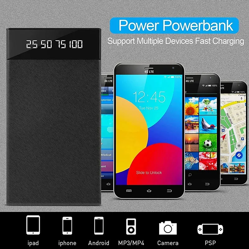 Car Jump Starter 2000A/1200A/1000A Car Battery Starters Portable Power Bank 12V Starting Device Booster Petrol Diesel