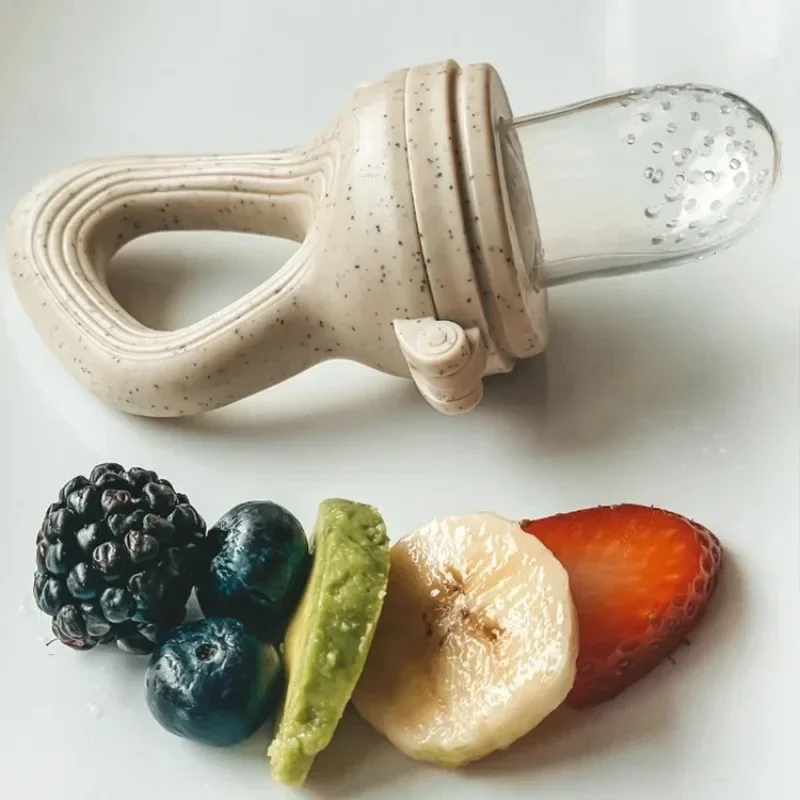 Baby Fresh Fruit Food Feeder Pacifier BPA Free Silicone Vegetables Infant Teething Toy Baby Supplement Food Feeding Soother, silicone teether,silicone fruit feeder