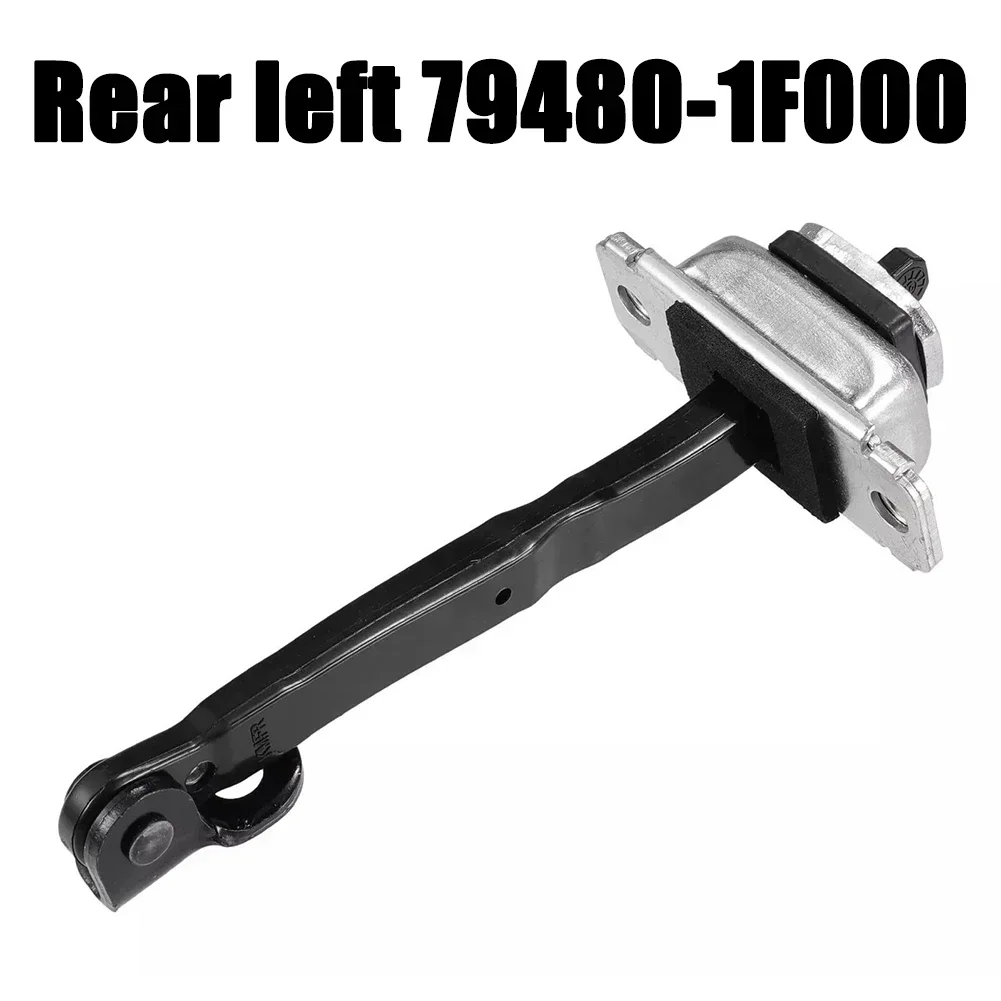 Door Check Stop Hinge Strap Limiter For Kia For Sportage 2005-2010 793901F000 Black&Silver Metal Good Replacement Easy Installation