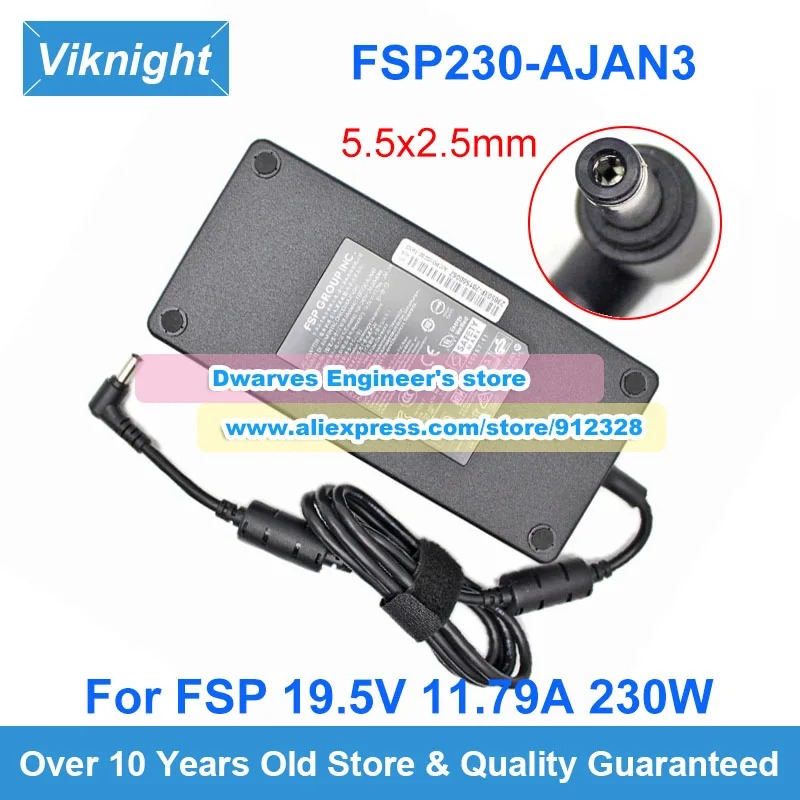 Adaptador genuíno 230W FSP FSP230-AJAS3-1 FSP230-AJAN3 19,5V 11