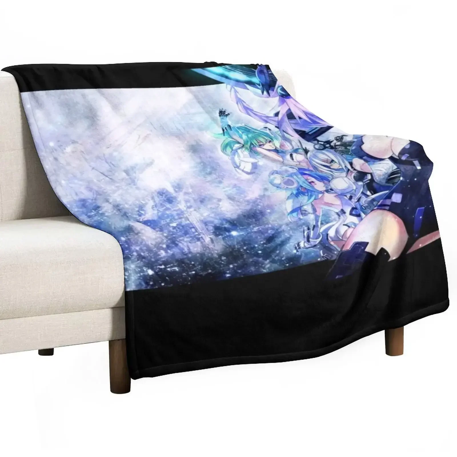 

Neptunia Throw Blanket Blankets For Sofas funny gift Blankets