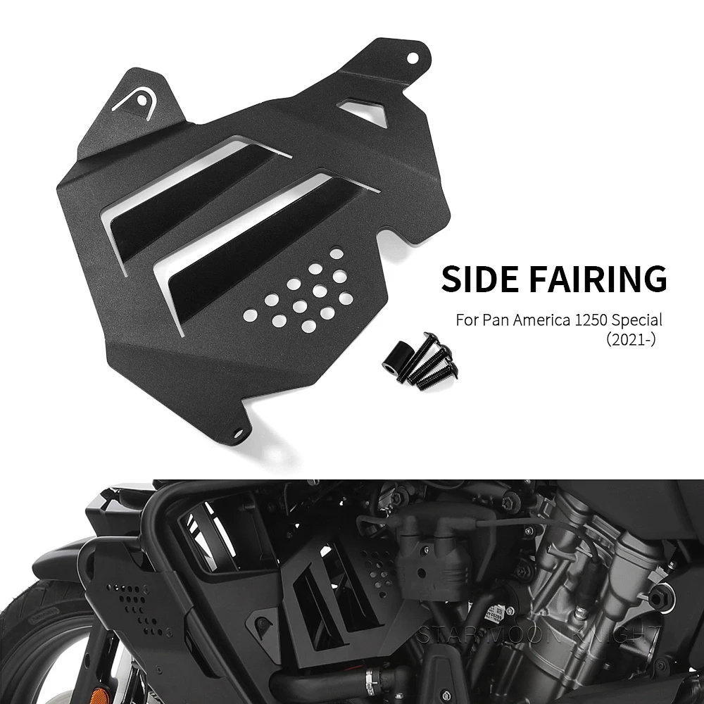 Protège-mains Moto Pour Harley Pan America 1250 - Noir ABS, Protection Contre Le Vent Et Les Graviers