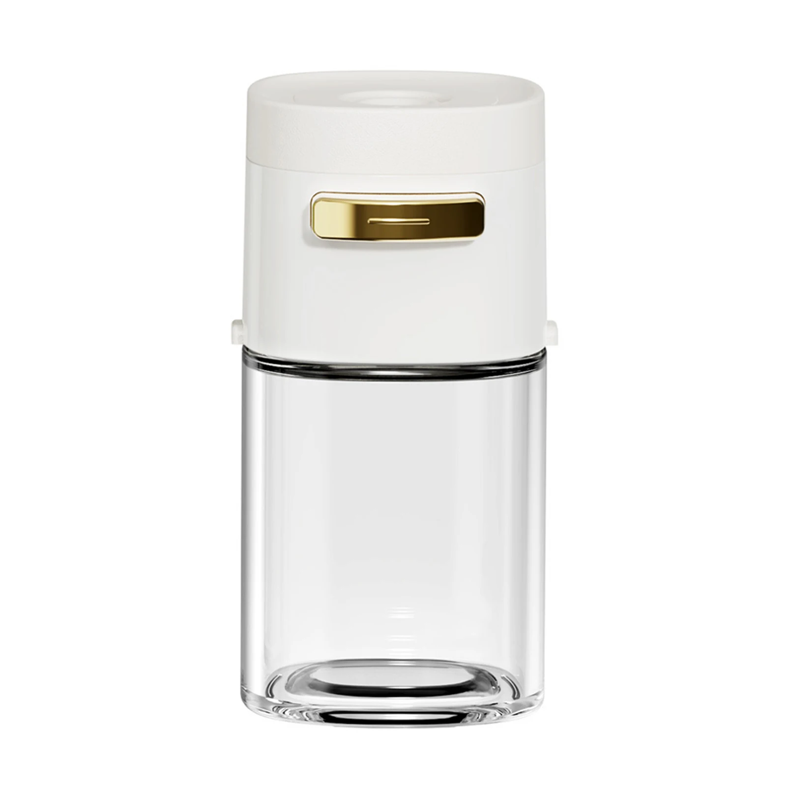 180ml Press Button Metering Salt Jar Multifunctional Visibles Seasoning Bottle For Indoor Outdoor BBQ