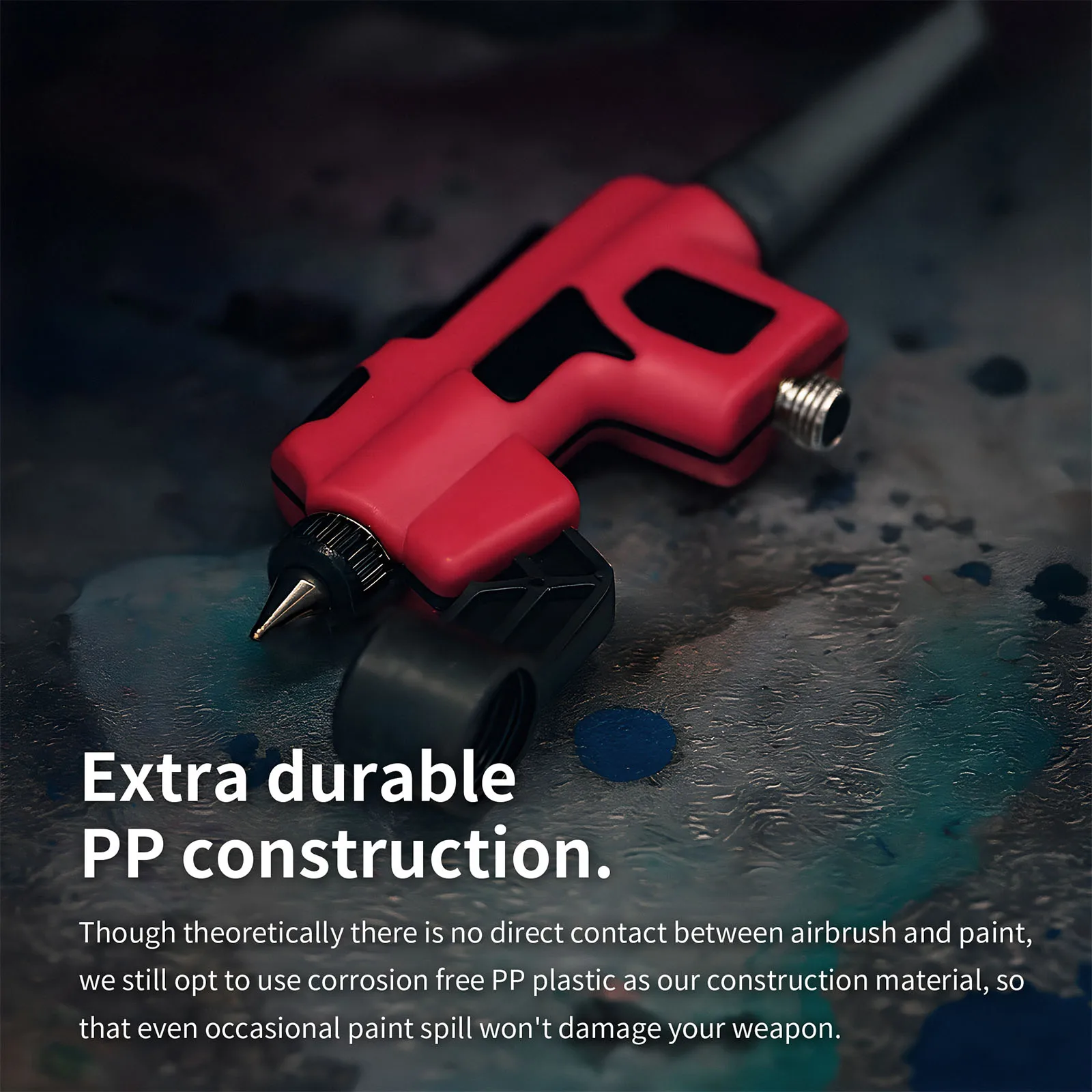 DSPIAE PT-AB 워시 프리 에어브러시 세트 0.3mm/0.5mm 구경 스프레이 니들 모델러 취미 DIY 도구 세트용 쉬운 스프레이 모델 페인팅