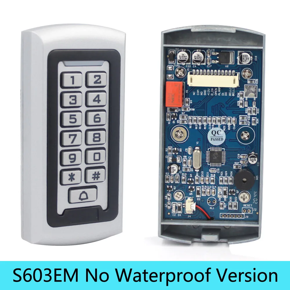 125Khz RFID Reader Standalone Access Control Keypad 2000 User Access Control Sys