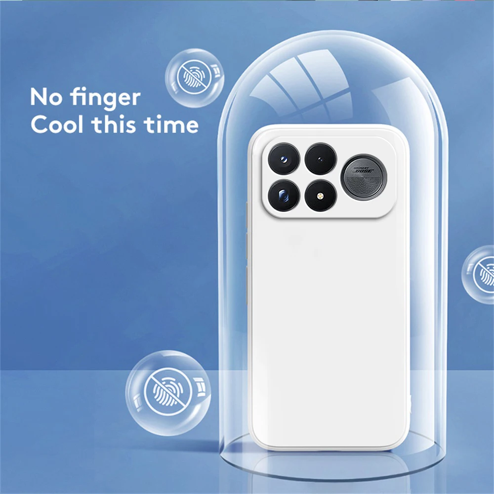Liquid Silicone Shockproof Phone Case with Camera Protection - Original Back Cover