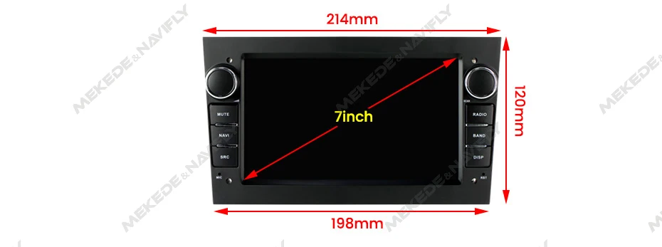 MEKEDE EU Store 7 Zoll Android 14 weil Radio für Opel Astra H G J Zafira B Corsa C D Antara Vivaro Autoradio Carplay intelligente systeme für autos autoradio carplay apple carplay android auto – Detail 10