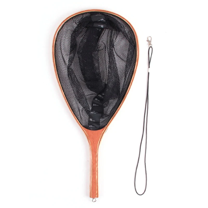 Fly Fishing Landing Net Soft Rubber Small or Big Mesh Trout Catch