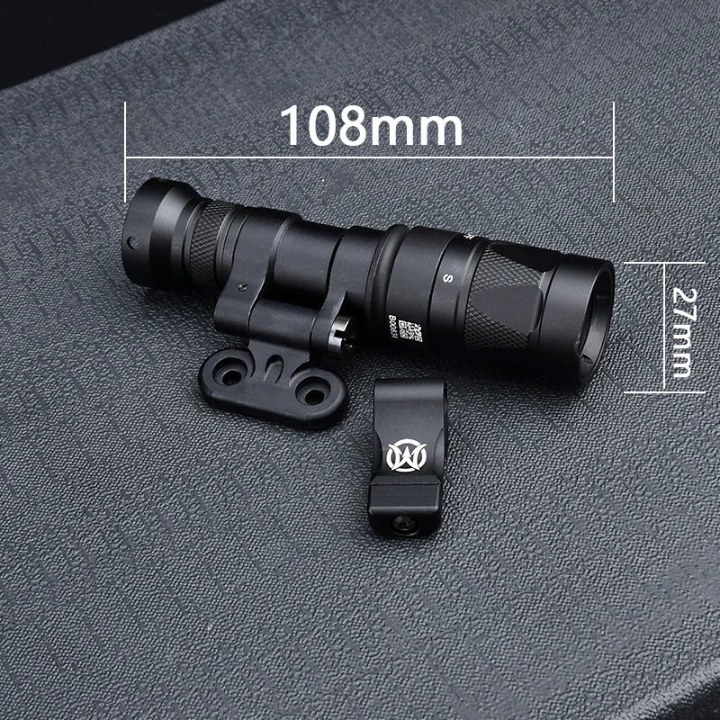 タクティカルライト　1700LM M-LOK ピカニティーレール　電動ガン Wadsn-ミニ戦術兵器ライトm340m340c,20mm LEDピカティニーレール